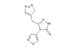 4-isoxazol-4-yl-3-(3H-pyrazol-4-ylmethyl)-1H-1,2,4-triazol-5-one