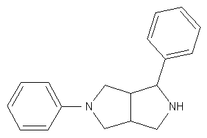 3,5-diphenyl-2,3,3a,4,6,6a-hexahydro-1H-pyrrolo[3,4-c]pyrrole