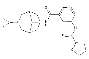 N-[3-[(7-cyclopropyl-7-azabicyclo[3.3.1]nonan-9-yl)carbamoyl]phenyl]tetrahydrofuran-2-carboxamide