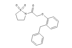 2-(2-benzylphenoxy)-1-(1,1-diketo-1,2-thiazolidin-2-yl)ethanone