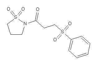 3-besyl-1-(1,1-diketo-1,2-thiazolidin-2-yl)propan-1-one