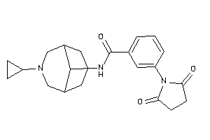 N-(7-cyclopropyl-7-azabicyclo[3.3.1]nonan-9-yl)-3-succinimido-benzamide