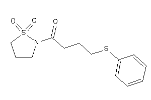 Image of 1-(1,1-diketo-1,2-thiazolidin-2-yl)-4-(phenylthio)butan-1-one