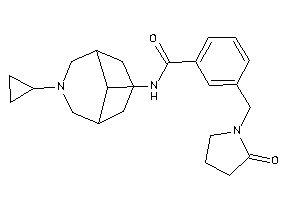 N-(7-cyclopropyl-7-azabicyclo[3.3.1]nonan-9-yl)-3-[(2-ketopyrrolidino)methyl]benzamide