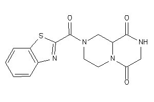 2-(1,3-benzothiazole-2-carbonyl)-1,3,4,7,8,9a-hexahydropyrazino[1,2-a]pyrazine-6,9-quinone