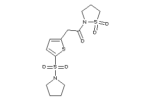 1-(1,1-diketo-1,2-thiazolidin-2-yl)-2-(5-pyrrolidinosulfonyl-2-thienyl)ethanone