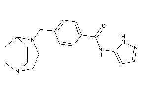 4-(1,4-diazabicyclo[3.2.2]nonan-4-ylmethyl)-N-(1H-pyrazol-5-yl)benzamide