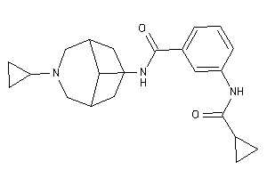 3-(cyclopropanecarbonylamino)-N-(7-cyclopropyl-7-azabicyclo[3.3.1]nonan-9-yl)benzamide