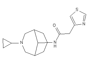 N-(7-cyclopropyl-7-azabicyclo[3.3.1]nonan-9-yl)-2-thiazol-4-yl-acetamide
