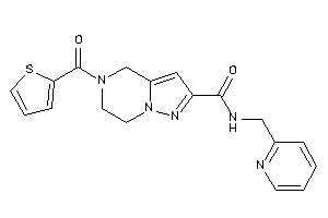 N-(2-pyridylmethyl)-5-(2-thenoyl)-6,7-dihydro-4H-pyrazolo[1,5-a]pyrazine-2-carboxamide