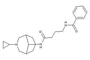 N-[4-[(7-cyclopropyl-7-azabicyclo[3.3.1]nonan-9-yl)amino]-4-keto-butyl]benzamide