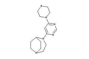 4-[6-(1,4-diazabicyclo[3.2.2]nonan-4-yl)pyrimidin-4-yl]morpholine