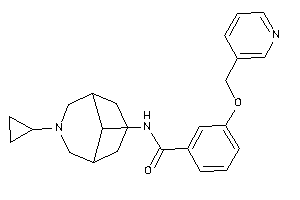 N-(7-cyclopropyl-7-azabicyclo[3.3.1]nonan-9-yl)-3-(3-pyridylmethoxy)benzamide