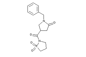 1-benzyl-4-(1,1-diketo-1,2-thiazolidine-2-carbonyl)-2-pyrrolidone