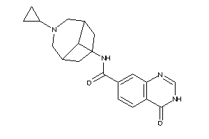N-(7-cyclopropyl-7-azabicyclo[3.3.1]nonan-9-yl)-4-keto-3H-quinazoline-7-carboxamide