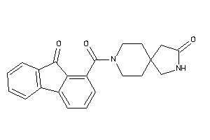 8-(9-ketofluorene-1-carbonyl)-3,8-diazaspiro[4.5]decan-2-one