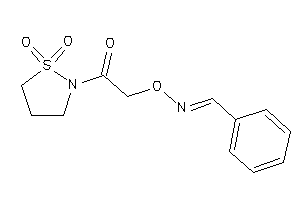 2-(benzalamino)oxy-1-(1,1-diketo-1,2-thiazolidin-2-yl)ethanone
