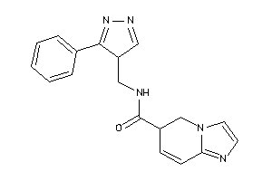 Image of N-[(3-phenyl-4H-pyrazol-4-yl)methyl]-5,6-dihydroimidazo[1,2-a]pyridine-6-carboxamide