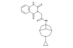 N-(7-cyclopropyl-7-azabicyclo[3.3.1]nonan-9-yl)-2-(2,4-diketo-1H-quinazolin-3-yl)acetamide