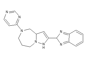 2-(2H-benzimidazol-2-yl)-5-(4-pyrimidyl)-1,3a,4,6,7,8-hexahydropyrazolo[1,5-a][1,4]diazepine