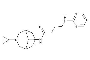 Image of N-(7-cyclopropyl-7-azabicyclo[3.3.1]nonan-9-yl)-4-(2-pyrimidylamino)butyramide