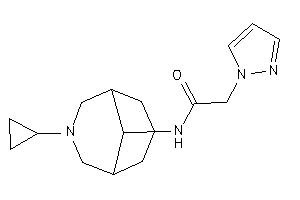 Image of N-(7-cyclopropyl-7-azabicyclo[3.3.1]nonan-9-yl)-2-pyrazol-1-yl-acetamide