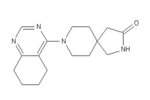 8-(5,6,7,8-tetrahydroquinazolin-4-yl)-3,8-diazaspiro[4.5]decan-2-one