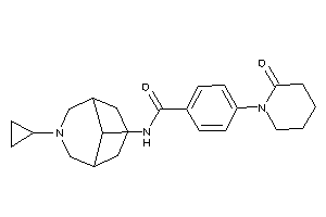 N-(7-cyclopropyl-7-azabicyclo[3.3.1]nonan-9-yl)-4-(2-ketopiperidino)benzamide