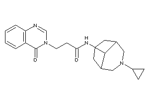 N-(7-cyclopropyl-7-azabicyclo[3.3.1]nonan-9-yl)-3-(4-ketoquinazolin-3-yl)propionamide