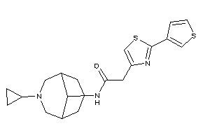 N-(7-cyclopropyl-7-azabicyclo[3.3.1]nonan-9-yl)-2-[2-(3-thienyl)thiazol-4-yl]acetamide