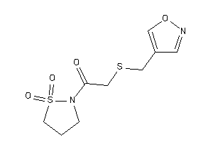 1-(1,1-diketo-1,2-thiazolidin-2-yl)-2-(isoxazol-4-ylmethylthio)ethanone