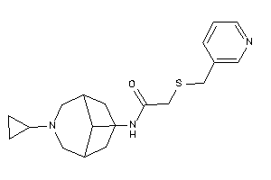 Image of N-(7-cyclopropyl-7-azabicyclo[3.3.1]nonan-9-yl)-2-(3-pyridylmethylthio)acetamide