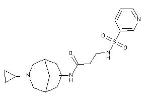 Image of N-(7-cyclopropyl-7-azabicyclo[3.3.1]nonan-9-yl)-3-(3-pyridylsulfonylamino)propionamide