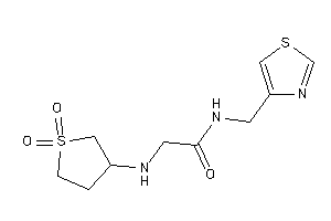 2-[(1,1-diketothiolan-3-yl)amino]-N-(thiazol-4-ylmethyl)acetamide