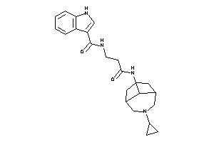 N-[3-[(7-cyclopropyl-7-azabicyclo[3.3.1]nonan-9-yl)amino]-3-keto-propyl]-1H-indole-3-carboxamide