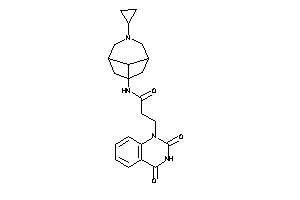 N-(7-cyclopropyl-7-azabicyclo[3.3.1]nonan-9-yl)-3-(2,4-diketoquinazolin-1-yl)propionamide