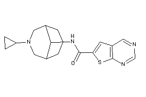 Image of N-(7-cyclopropyl-7-azabicyclo[3.3.1]nonan-9-yl)thieno[2,3-d]pyrimidine-6-carboxamide