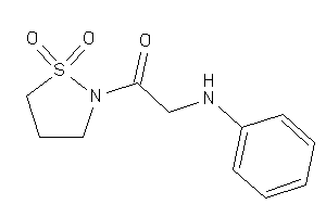 2-anilino-1-(1,1-diketo-1,2-thiazolidin-2-yl)ethanone