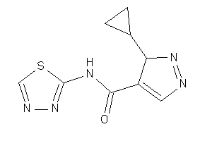 3-cyclopropyl-N-(1,3,4-thiadiazol-2-yl)-3H-pyrazole-4-carboxamide