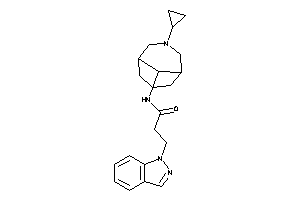 N-(7-cyclopropyl-7-azabicyclo[3.3.1]nonan-9-yl)-3-indazol-1-yl-propionamide