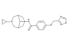 N-(7-cyclopropyl-7-azabicyclo[3.3.1]nonan-9-yl)-4-(1,2,4-oxadiazol-3-ylmethoxy)benzamide