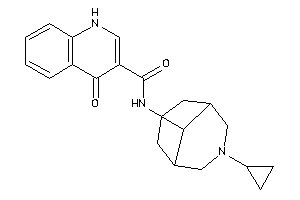 N-(7-cyclopropyl-7-azabicyclo[3.3.1]nonan-9-yl)-4-keto-1H-quinoline-3-carboxamide