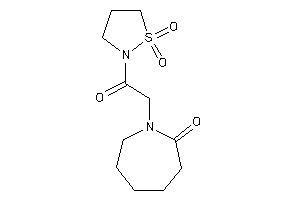 1-[2-(1,1-diketo-1,2-thiazolidin-2-yl)-2-keto-ethyl]azepan-2-one