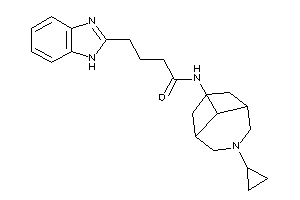 4-(1H-benzimidazol-2-yl)-N-(7-cyclopropyl-7-azabicyclo[3.3.1]nonan-9-yl)butyramide