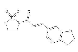 3-coumaran-6-yl-1-(1,1-diketo-1,2-thiazolidin-2-yl)prop-2-en-1-one