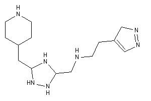 [5-(4-piperidylmethyl)-1,2,4-triazolidin-3-yl]methyl-[2-(3H-pyrazol-4-yl)ethyl]amine