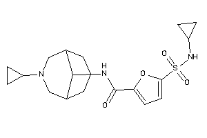 N-(7-cyclopropyl-7-azabicyclo[3.3.1]nonan-9-yl)-5-(cyclopropylsulfamoyl)-2-furamide