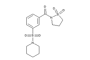 (1,1-diketo-1,2-thiazolidin-2-yl)-(3-piperidinosulfonylphenyl)methanone