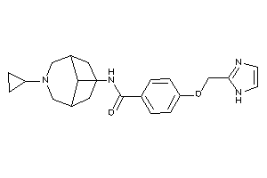 N-(7-cyclopropyl-7-azabicyclo[3.3.1]nonan-9-yl)-4-(1H-imidazol-2-ylmethoxy)benzamide