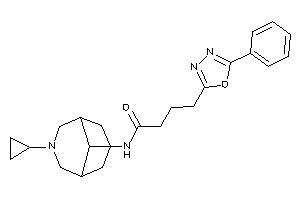 N-(7-cyclopropyl-7-azabicyclo[3.3.1]nonan-9-yl)-4-(5-phenyl-1,3,4-oxadiazol-2-yl)butyramide